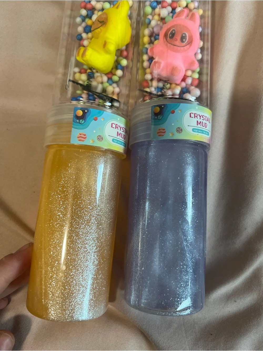 Slime Kit Bundle of 2- Gold and Purple Glitter